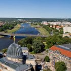 Aussicht von der Frauenkirche in Dresden