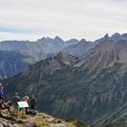 Aussicht von der Kanzelwand nach Süden