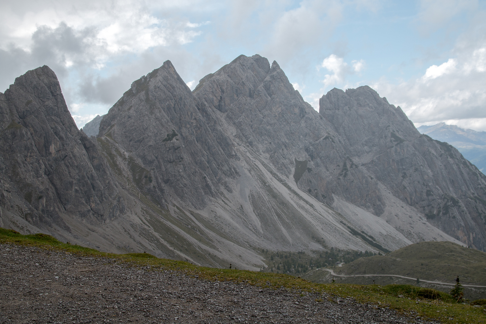 Aussicht von der Karlsbader Hütte