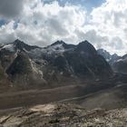 Aussicht von der Lauteraarhütte 2393 m