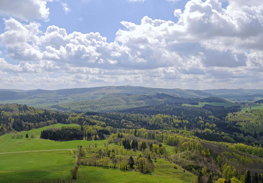 Aussicht von der Milseburg......