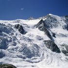 Aussicht von der Moiry Hütte auf 2850 Metern