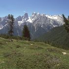 Aussicht von der Plätzwiese auf den Monte Cristallo