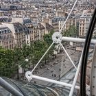 Aussicht von der Rolltreppe am Beaubourg