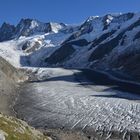 Aussicht von der Schreckhornhütte (bei Grindelwald)