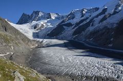 Aussicht von der Schreckhornhütte (bei Grindelwald)