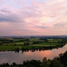  Aussicht von der Walhalla bei Sonnenuntergang