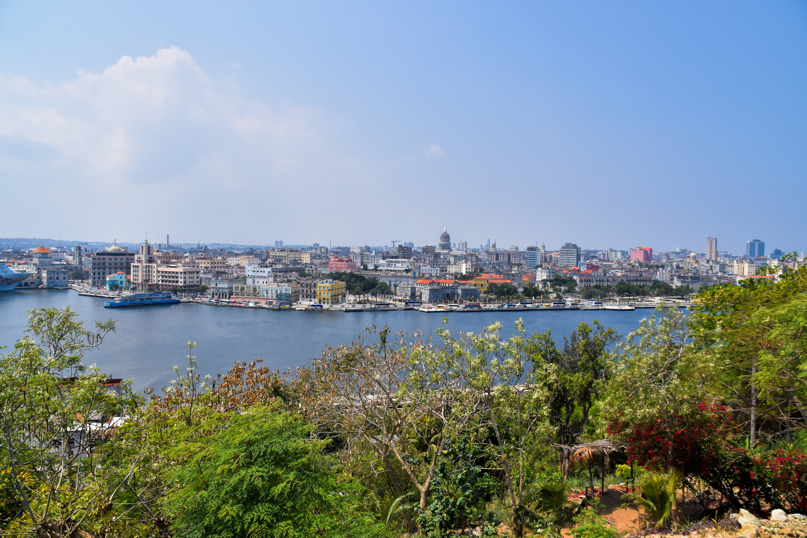 Aussicht von EL Morro auf Havanna