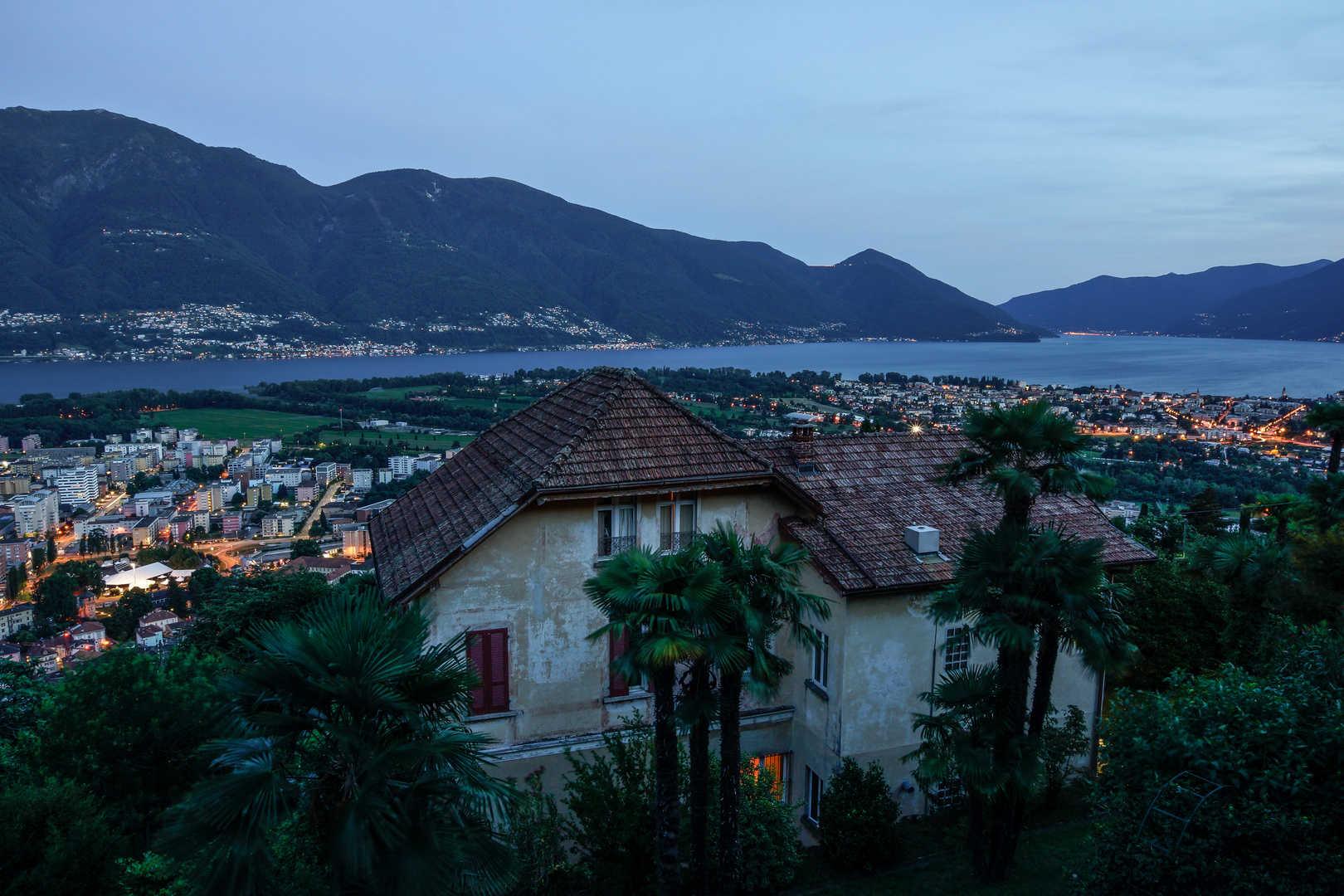 Aussicht von Locarno-Monti