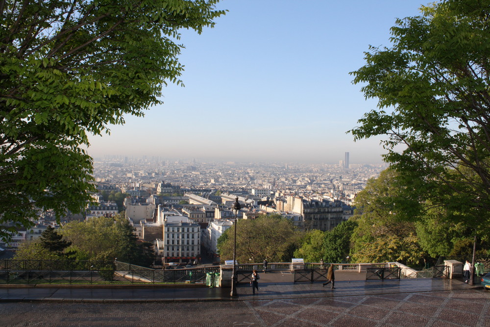 Aussicht von Sacre- Coeur Hügel