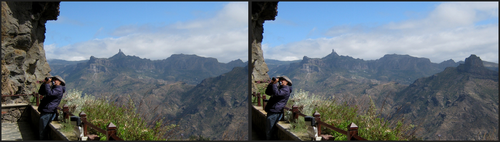 _ Aussicht zum Roque Nublo _ X View _