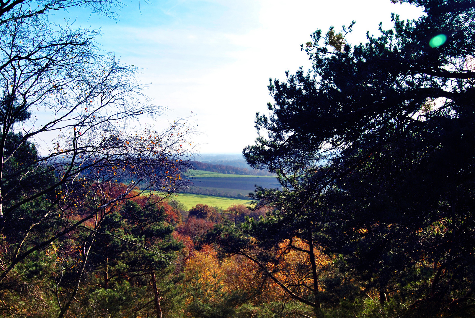 Aussichten auf den goldenen Herbst