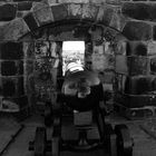 Aussichten eines Kanoniers von Edinburgh Castle SW