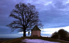 Aussichtskapelle in Obereck auf dem Samerberg