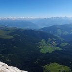 Aussichtsloge hoch über dem Gadertal