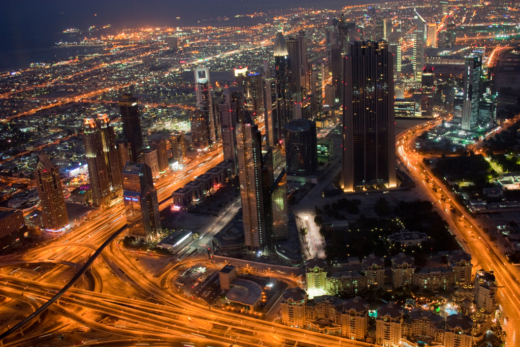 Aussichtsplatform des Burj Kalifa im 124. Stockwerk