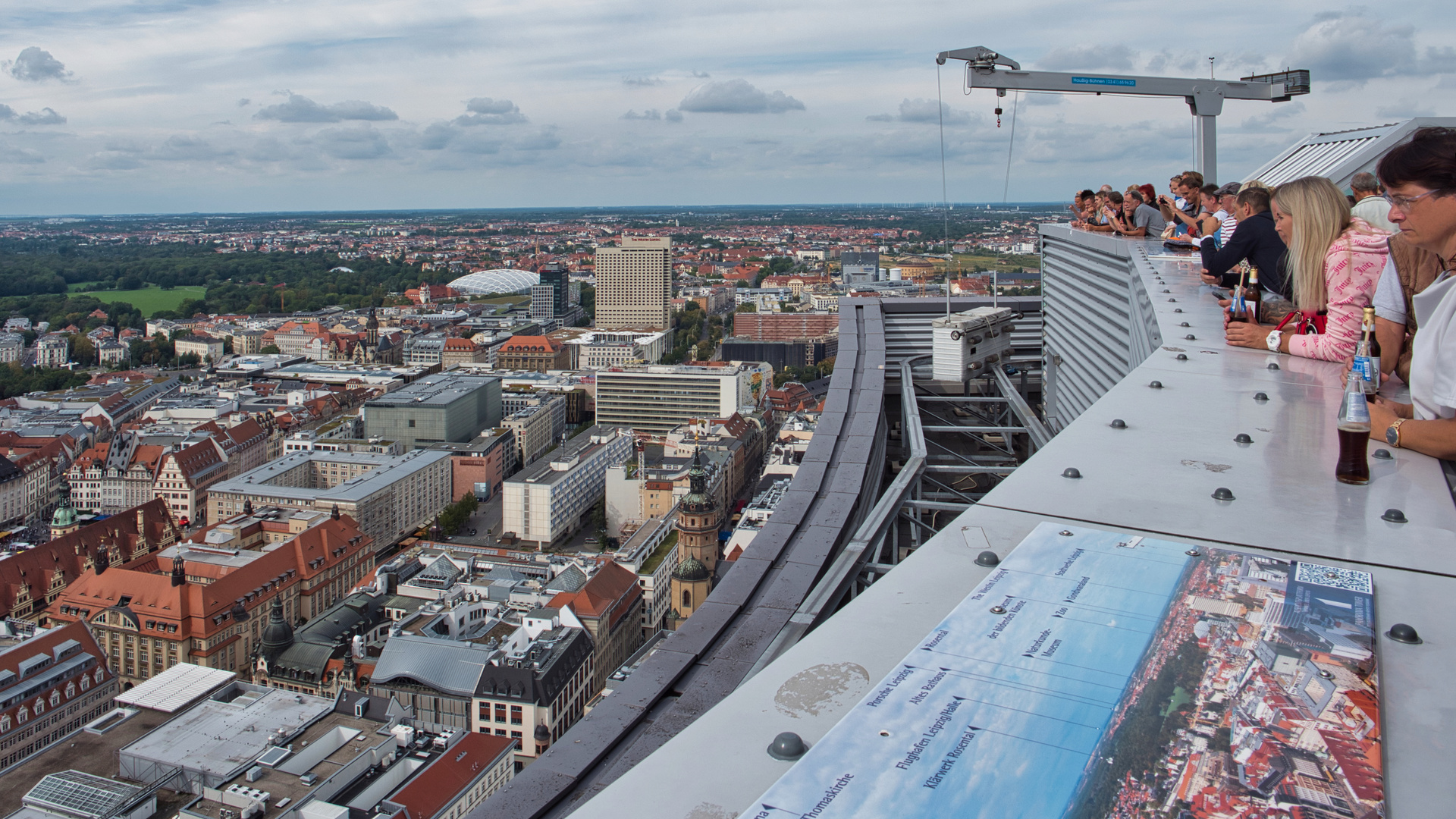 Aussichtsplattform auf dem City-Hochhaus