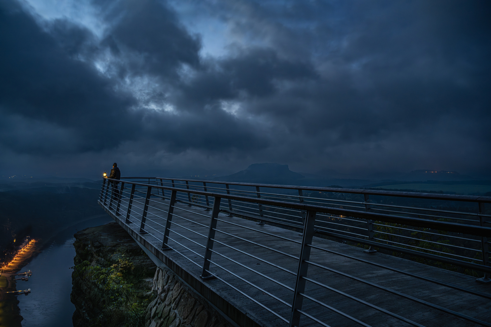 Aussichtsplattform auf der Bastei