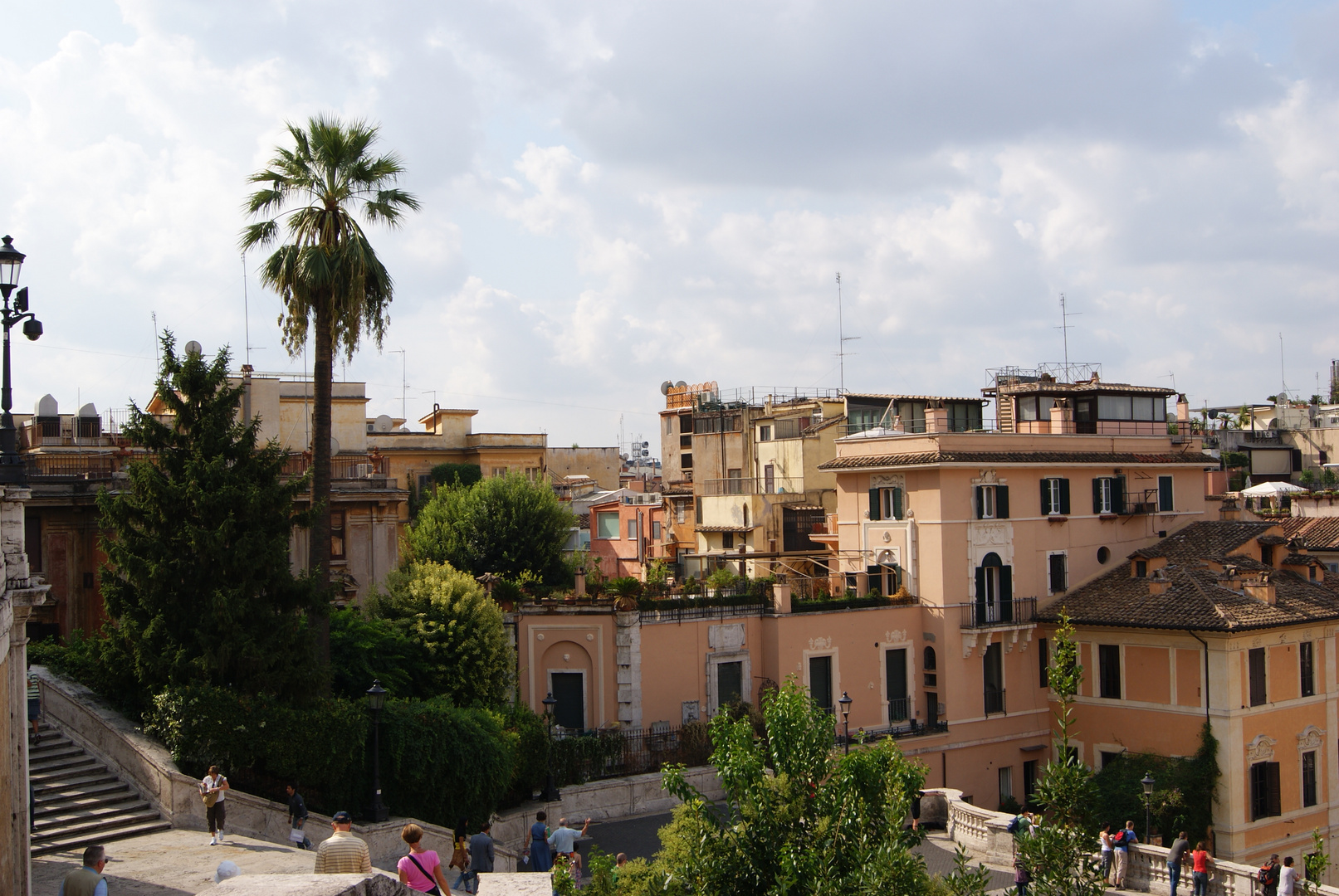 Aussichtsplattform Spanische Treppe Rom