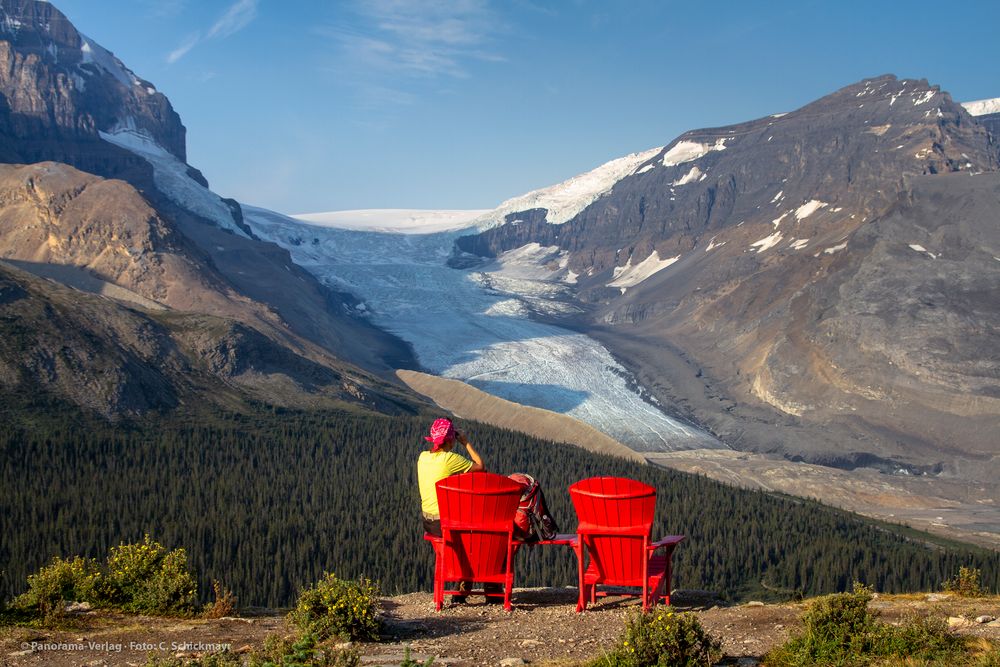 Aussichtsplatz am Wilcox Pass, Canada