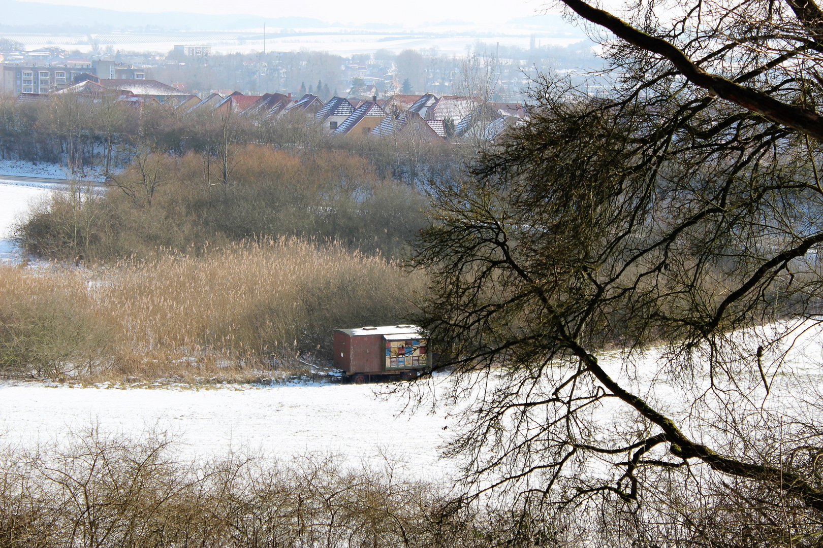 Aussichtspunkt Heydberge mit Blick auf Bienenstock