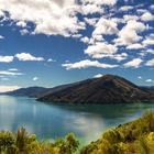 Aussichtspunkt in den Marlborough Sounds