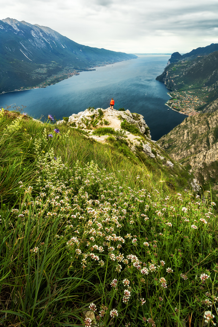 Aussichtspunkt punta larici am gardasee