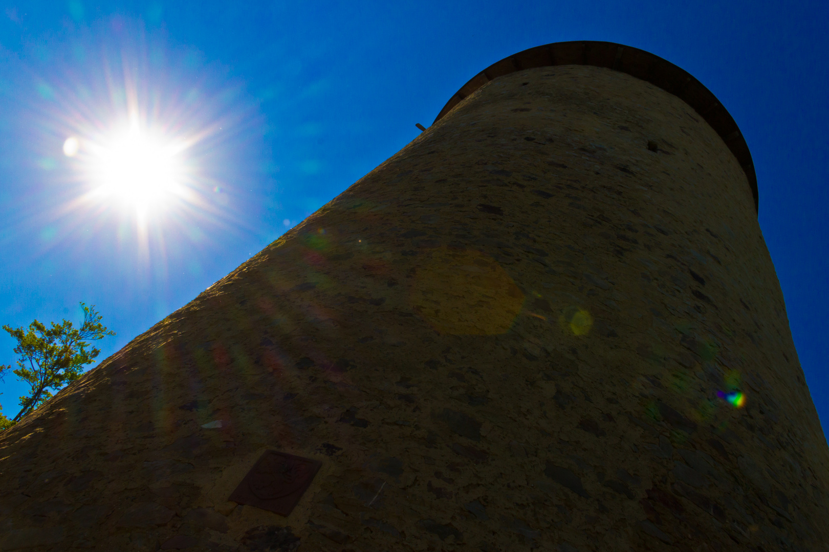 Aussichtsturm der Burgruine Löwenstein (Kellerwald)