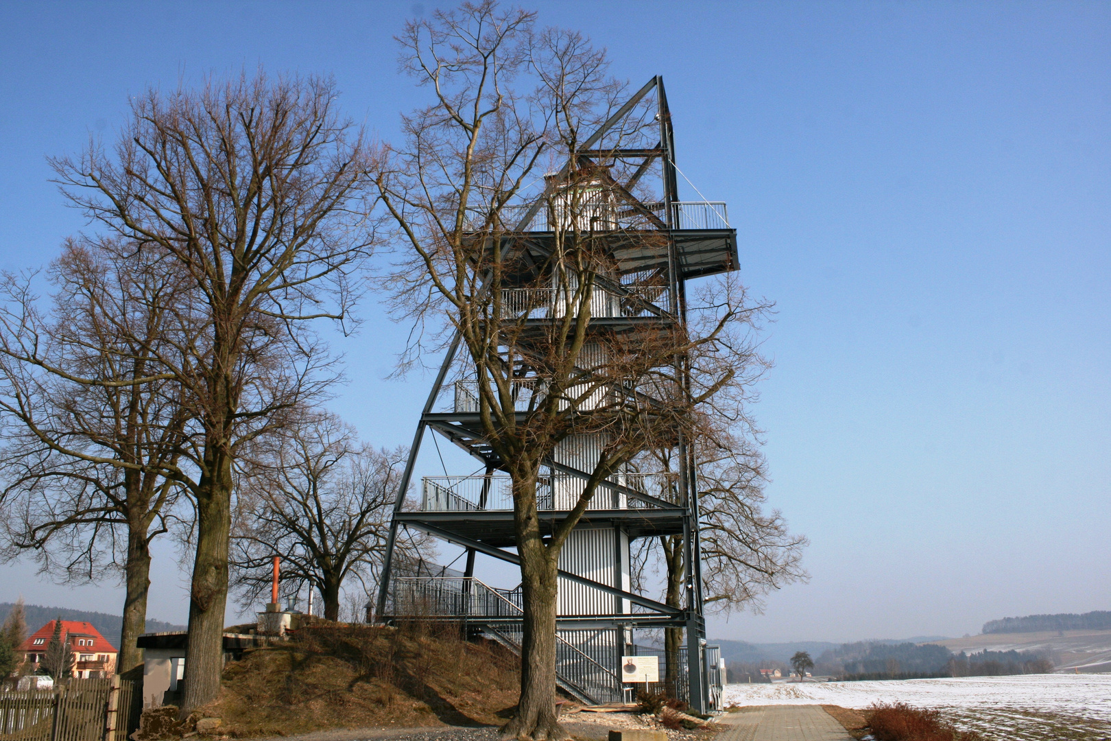 Aussichtsturm in Rathmannsdorf/ Sächsische Schweiz