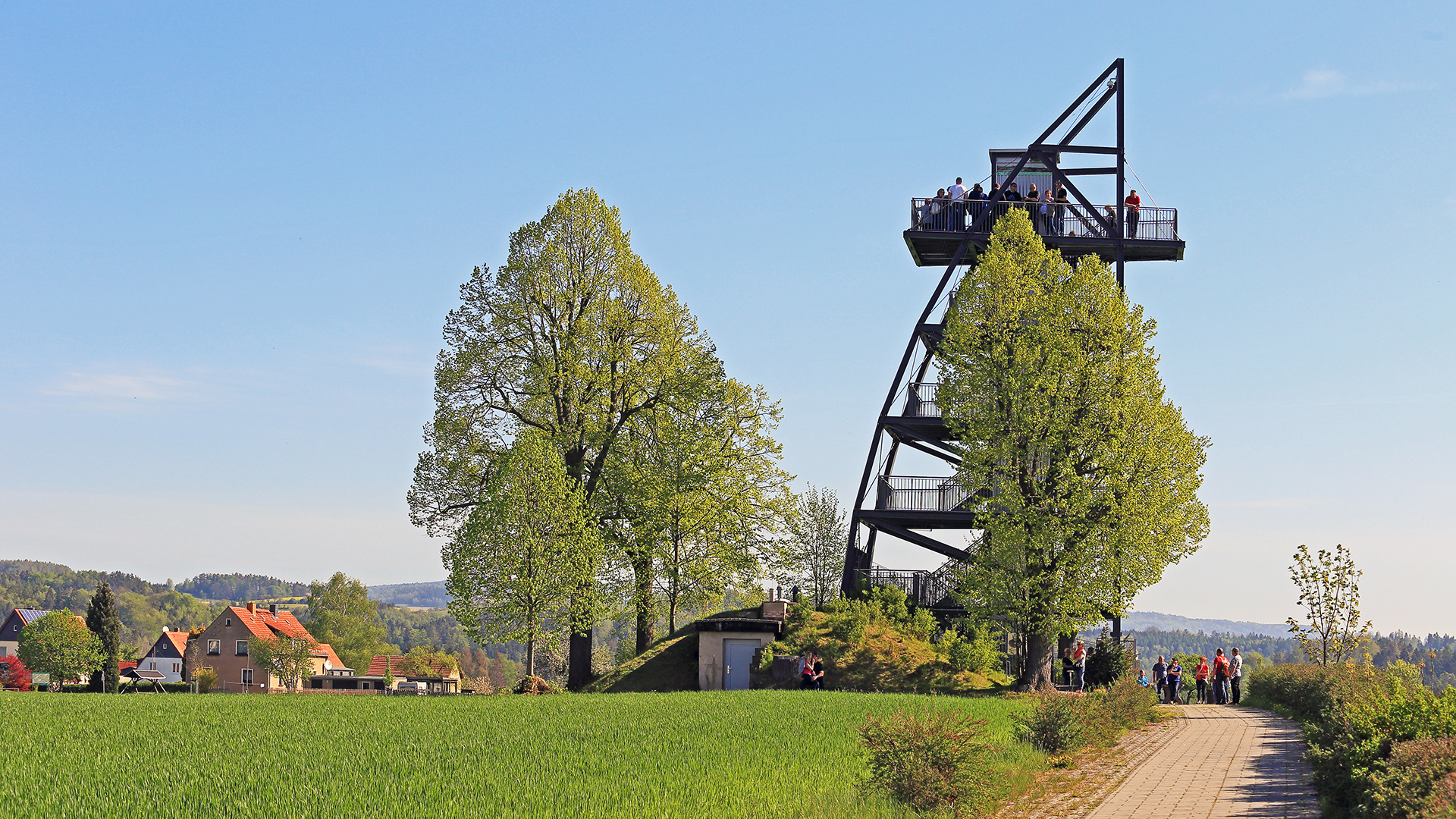 Aussichtsturm Rathmannsdorfer Höhe Sächsische Schweiz