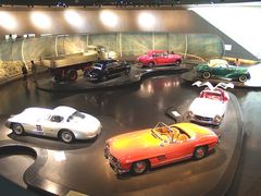 Ausstellfläche im Mercedes-Museum