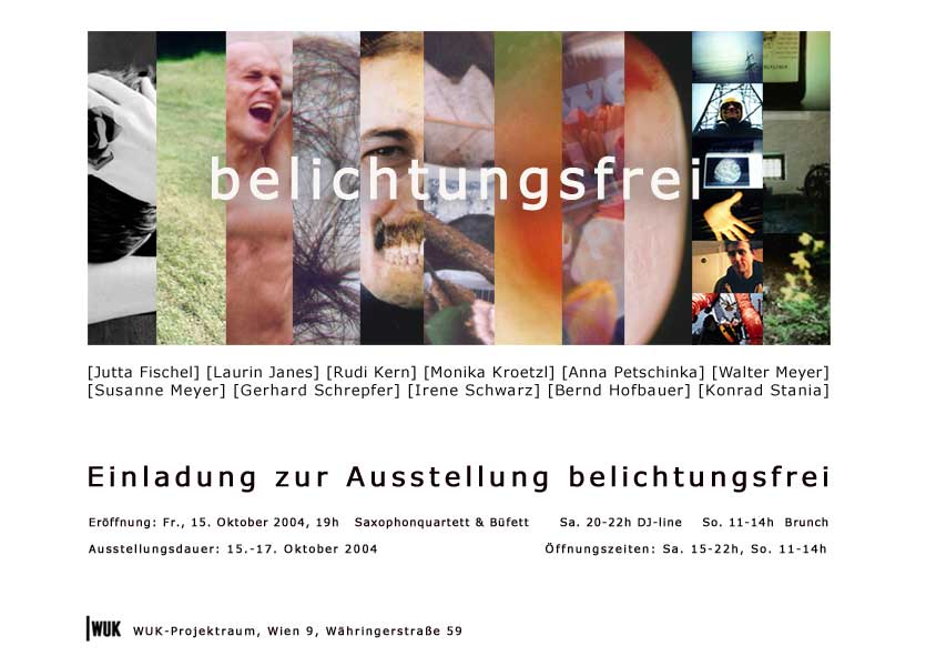 Ausstellung belichtungsfrei