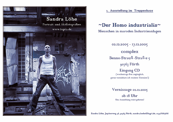 Ausstellung "Der homo industrialis" 02.12.-17.12.2005