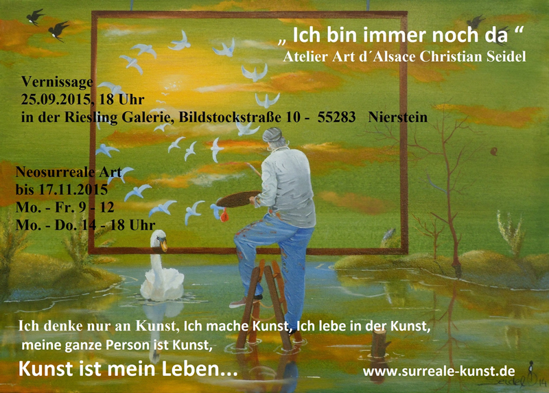 Ausstellung des Malers Christian Seidel in Nierstein