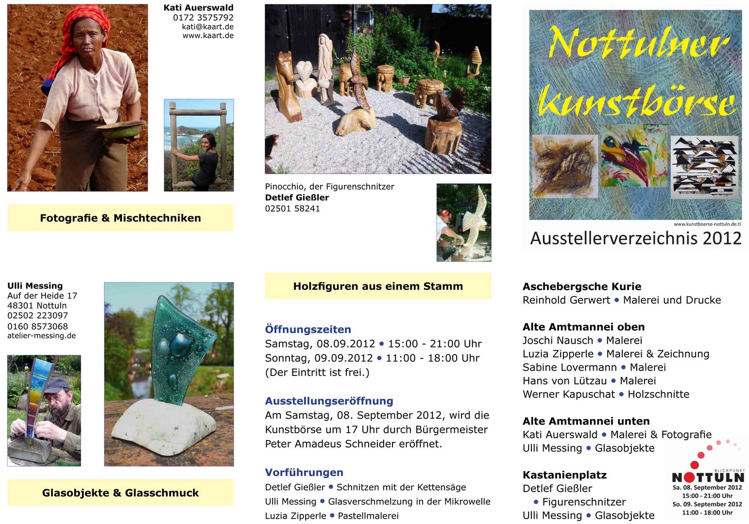 Ausstellung Flyer