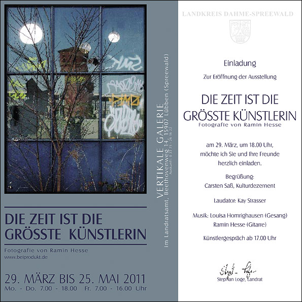 Ausstellung in Lübben / Spreewald / im Landratsamt / Vernissage am 29.03.11