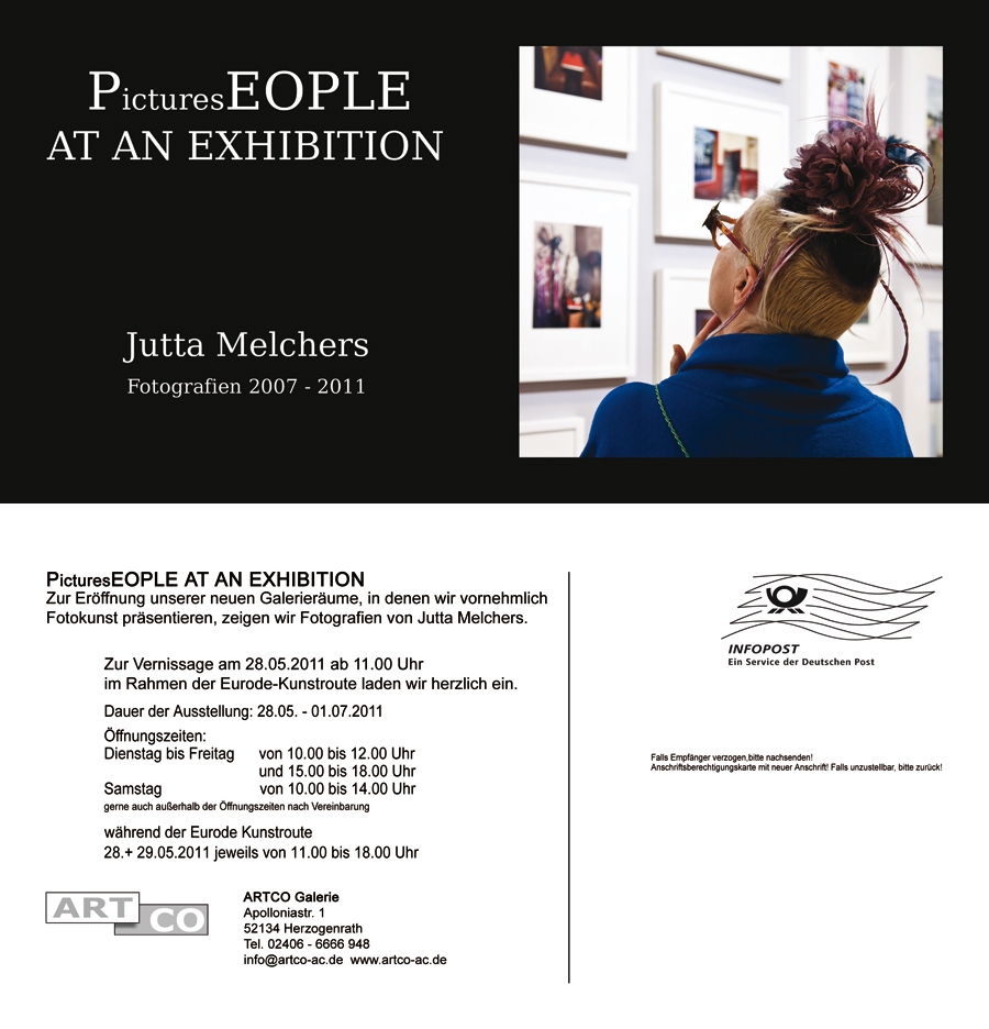 Ausstellung  "PEOPLE AT AN EXHIBITION"