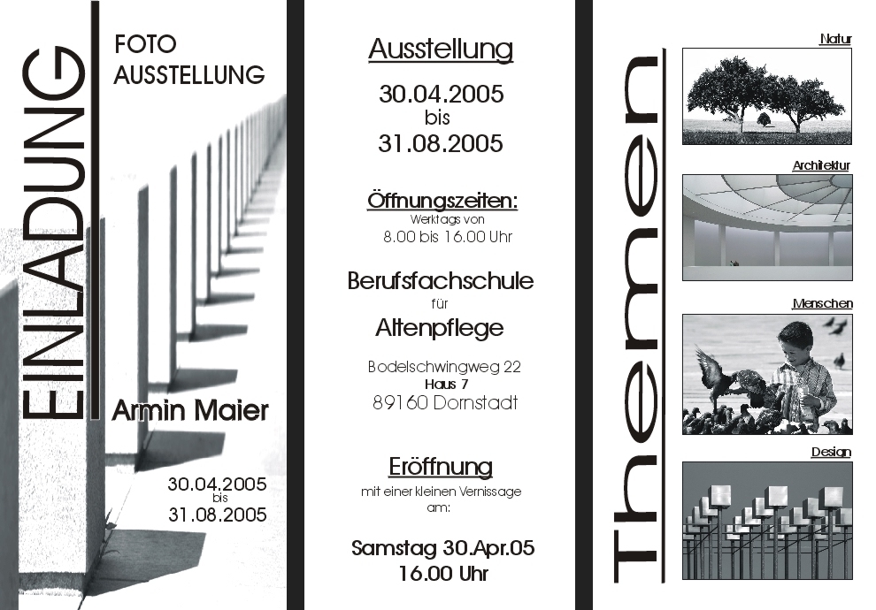 AUSSTELLUNGSFLYER