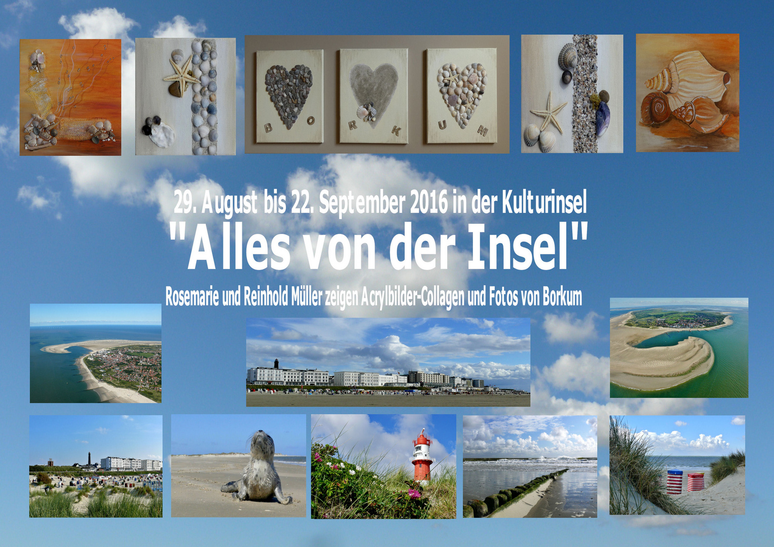 Ausstellungsplakat "Alles von der Insel"