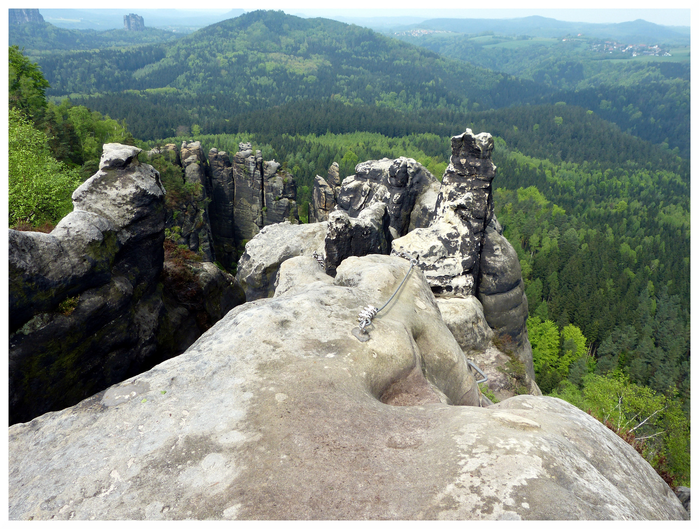 Ausstieg Häntzschelstiege Elbsandsteingebirge