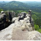 Ausstieg Häntzschelstiege Elbsandsteingebirge