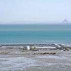 Austernbänke vor Mont St. Michel