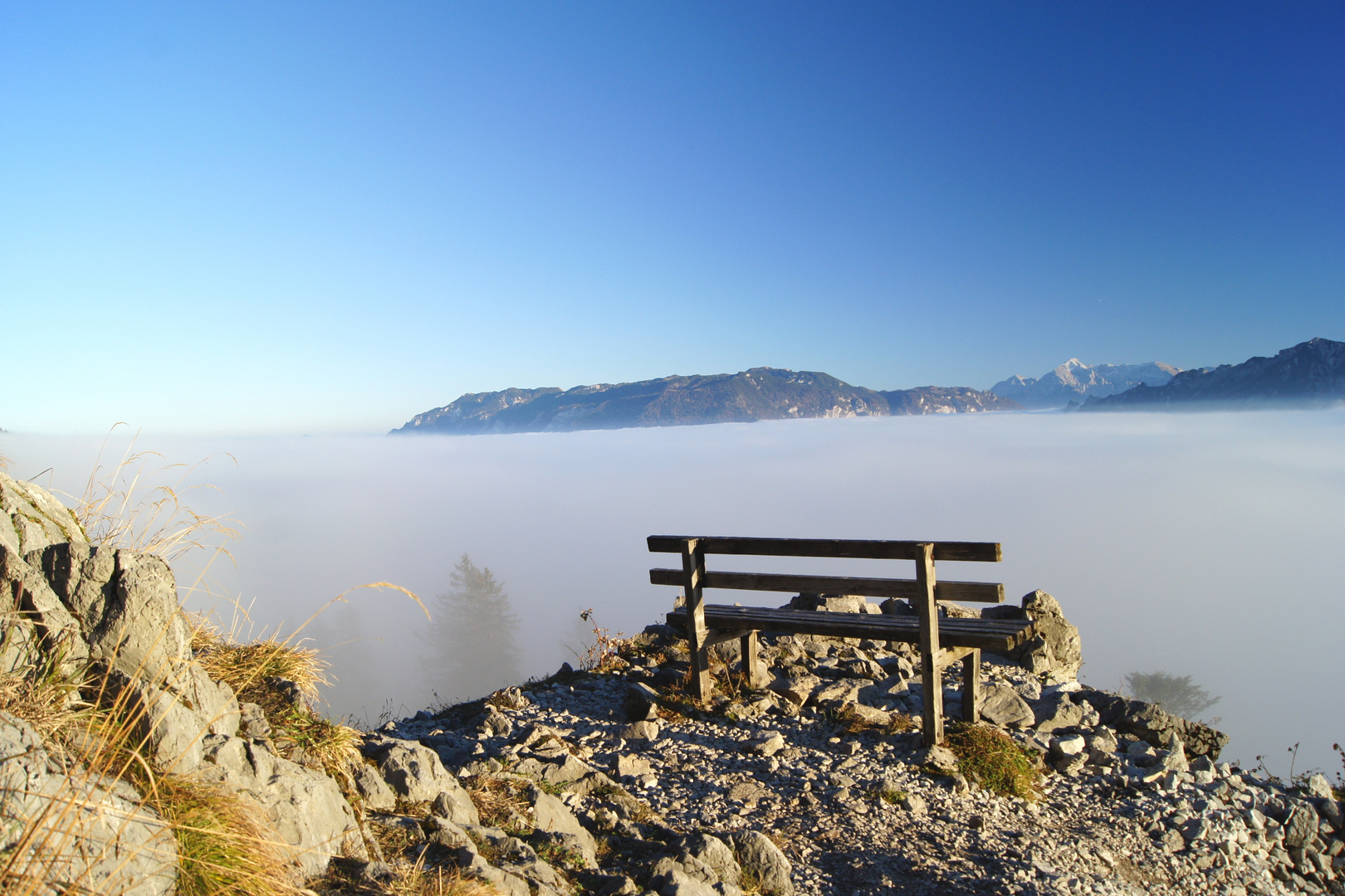 "Austragsbankerl" am Hochstaufen