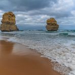 Australien 2012: Victoria, Die zwölf Apostel, am Strand