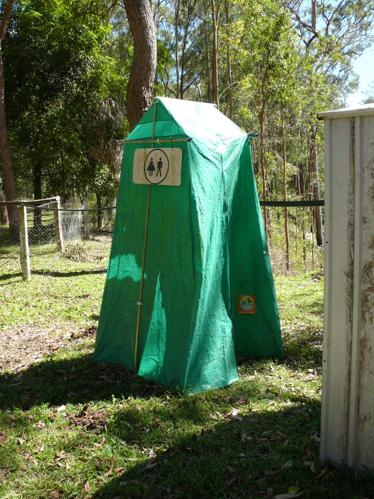 Australien bush-toilet