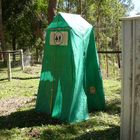 Australien bush-toilet