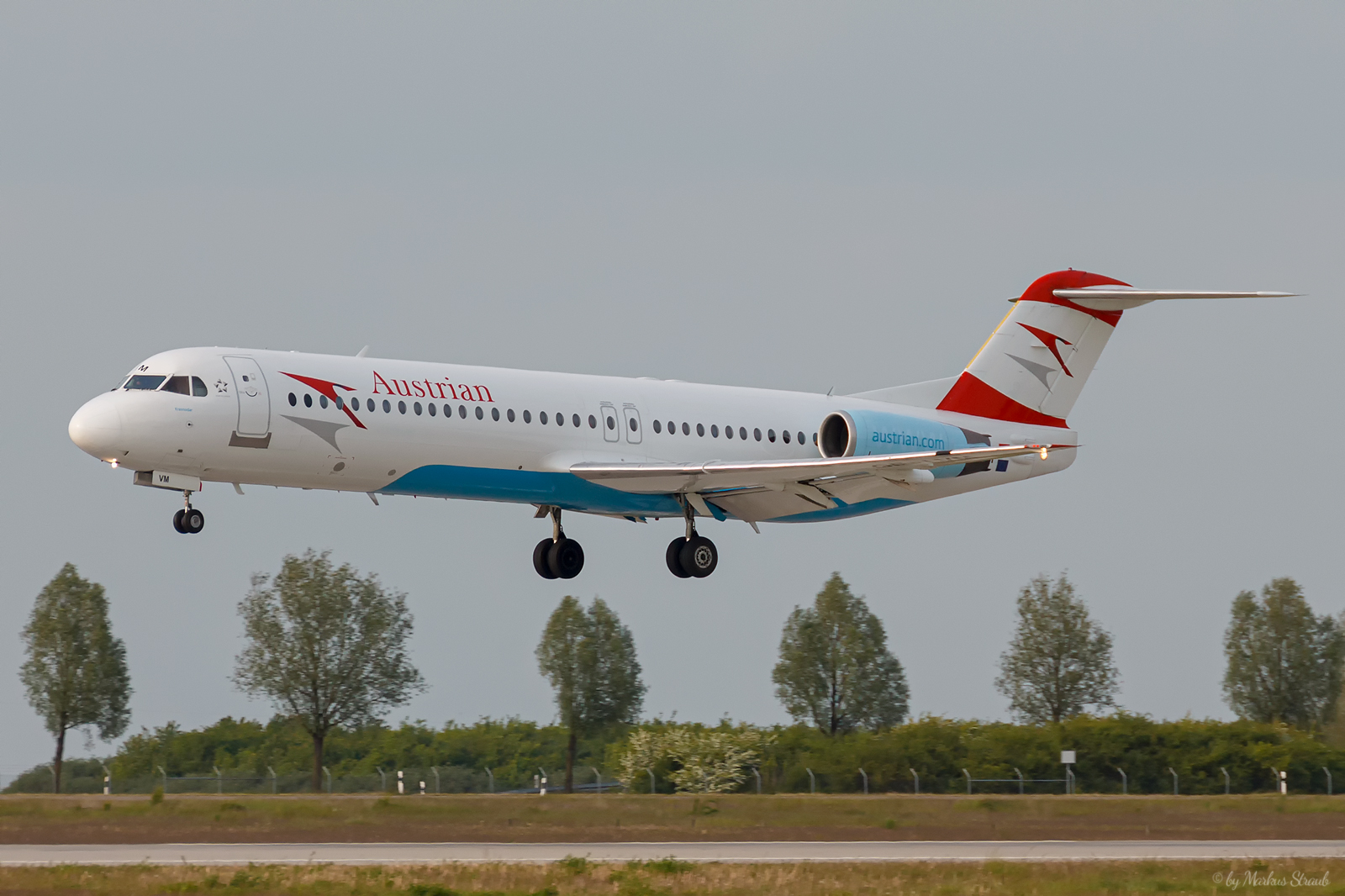 Austrian Airlines Fokker 100