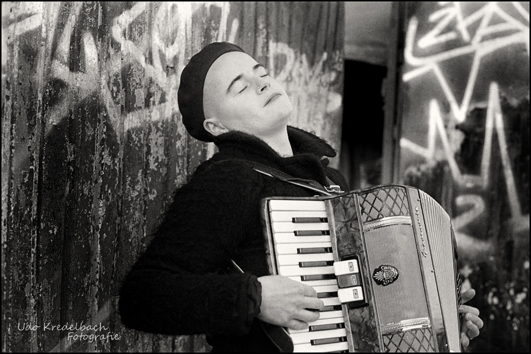 Austrian Girl Playing Klezmer