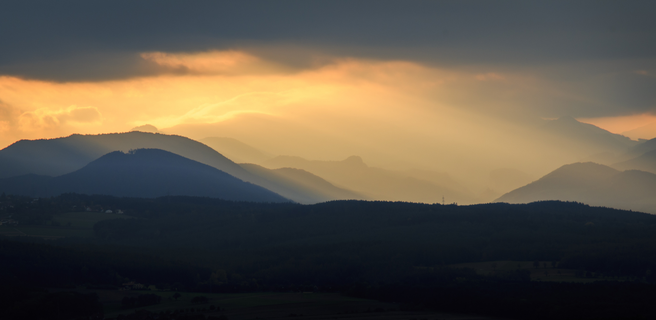 Austrian sunset