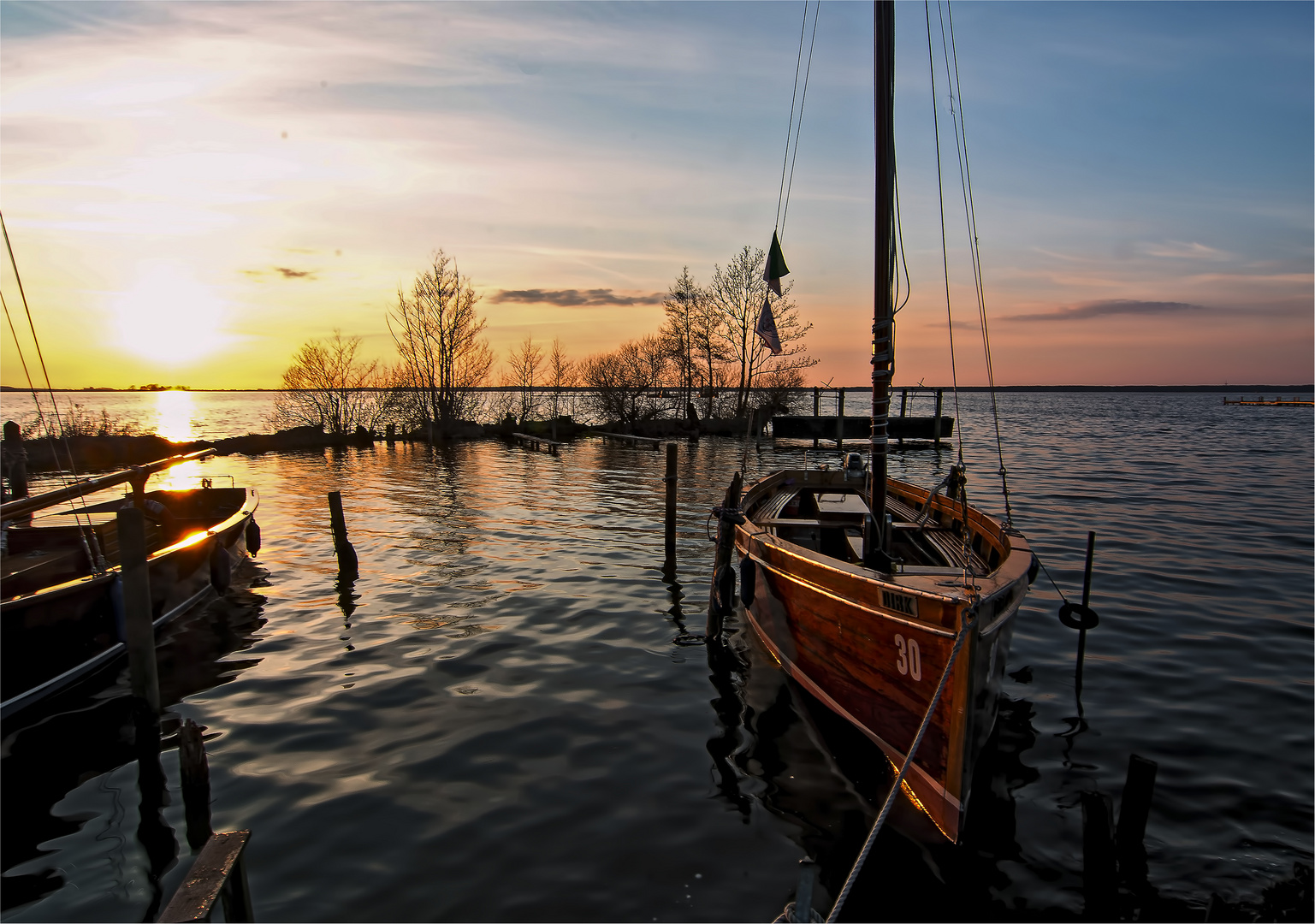 "Auswanderer-Boote" auf dem Steinhuder Meer